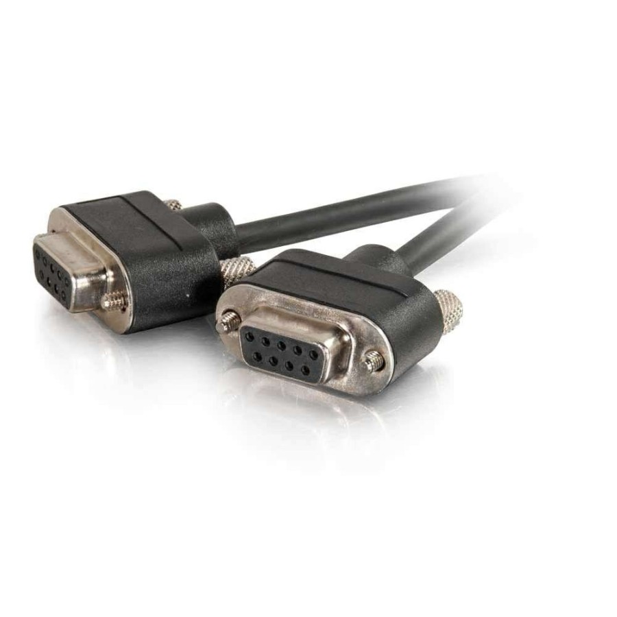 Cables to Go 15Ft (4.6M) Serial Rs232 Db9 Cable With Low Profile Connectors F/F - In-Wall Cmg-Rated Wholesale