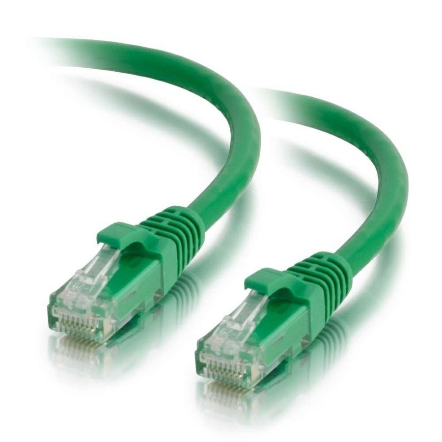 Cables to Go 7Ft (2.1M) Cat5E Snagless Unshielded (Utp) Ethernet Network Patch Cable - Green Clearance