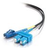 Cables to Go 32.8Ft (10M) Lc-Sc 9/125 Os2 Duplex Single-Mode Pvc Fiber Optic Cable (Taa Compliant) - Black New