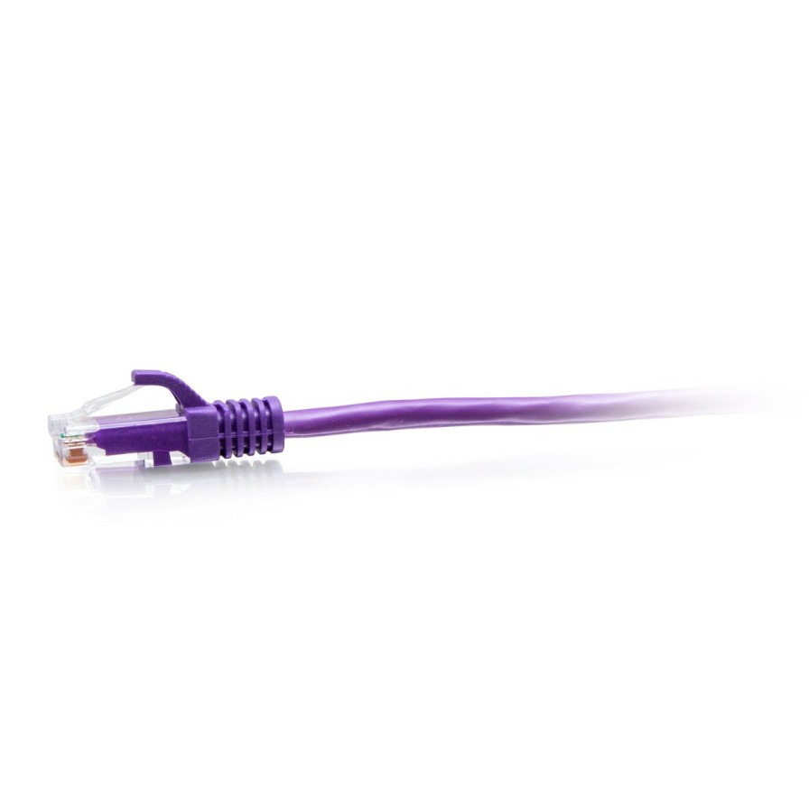 Cables to Go 10Ft (3M) Cat6A Snagless Unshielded (Utp) Slim Ethernet Network Patch Cable - Purple Clearance