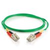 Cables to Go 3.3Ft (1M) Lc-Lc 62.5/125 Om1 Duplex Multimode Pvc Fiber Optic Cable - Green Clearance