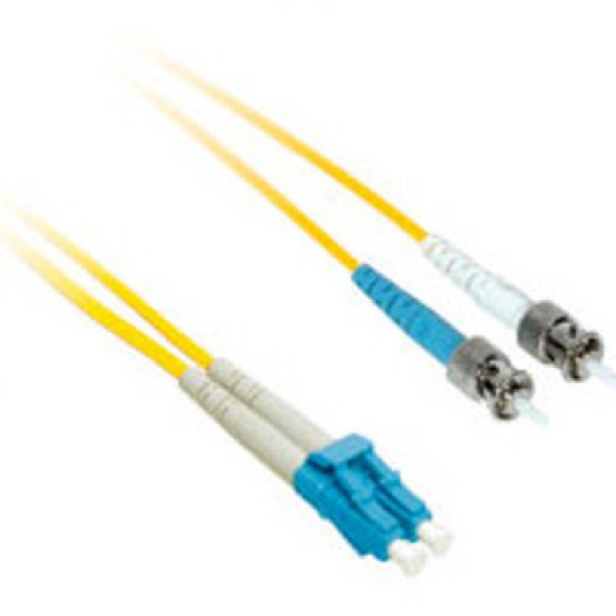 Cables to Go 6.6Ft (2M) Lc-St 9/125 Os2 Duplex Single-Mode Fiber Optic Cable - Plenum Cmp-Rated - Yellow Online