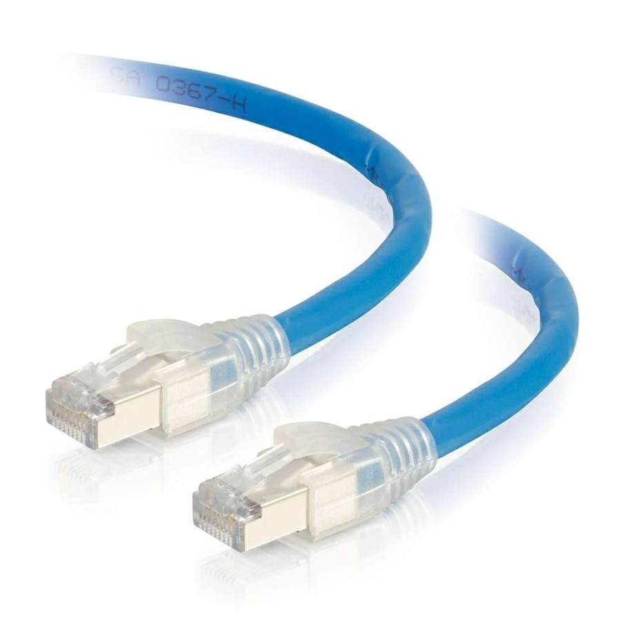 Cables to Go 75Ft (22.8M) Hdbaset Certified Cat6A Cable With Discontinuous Shielding - Plenum Cmp-Rated (Taa Compliant) - Blue New