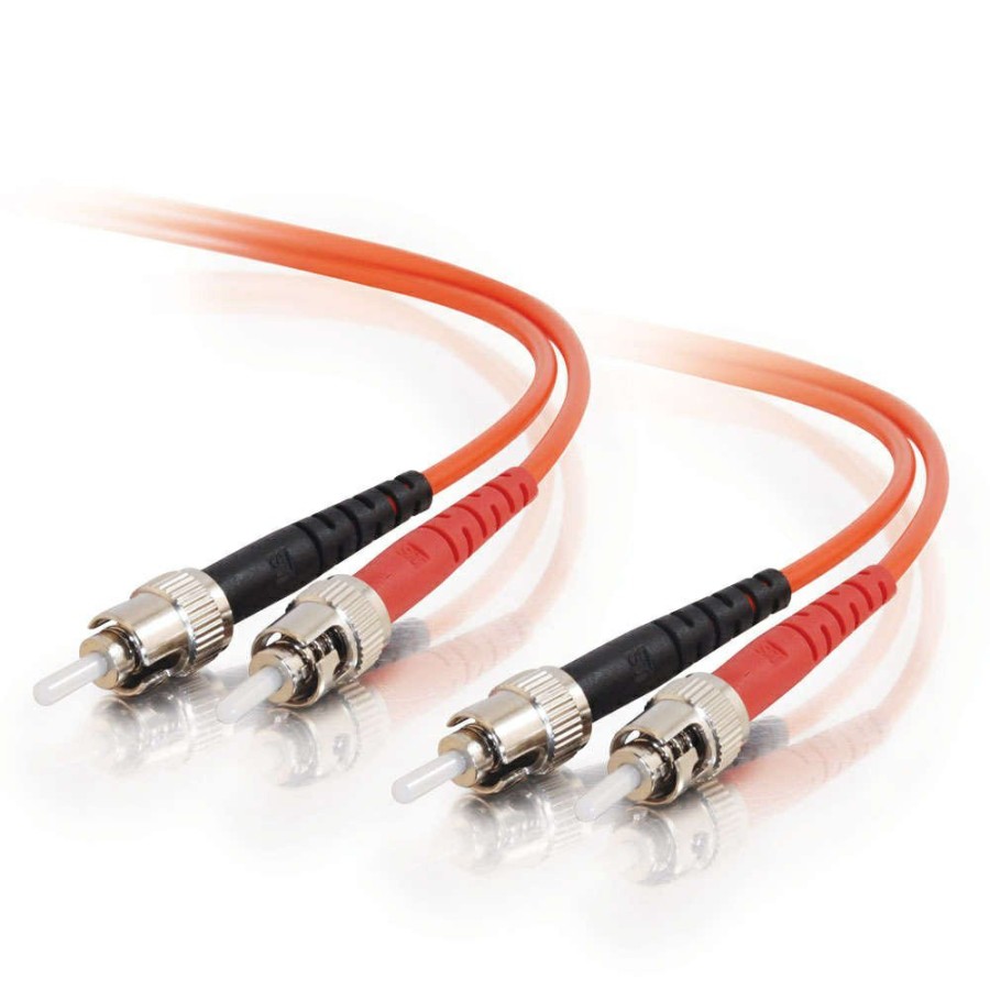 Cables to Go 98.4Ft (30M) St-St 62.5/125 Om1 Duplex Multimode Fiber Optic Cable (Taa Compliant) - Low Smoke Zero Halogen Lszh - Orange Wholesale