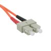 Cables to Go 49.2Ft (15M) Sc-Sc 62.5/125 Om1 Duplex Multimode Pvc Fiber Optic Cable - Orange Hot