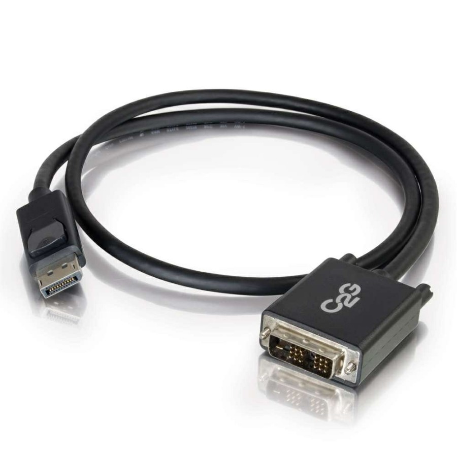 Cables to Go 15Ft (4.6M) Displayport Male To Single Link Dvi-D Male Adapter Cable - Black Clearance