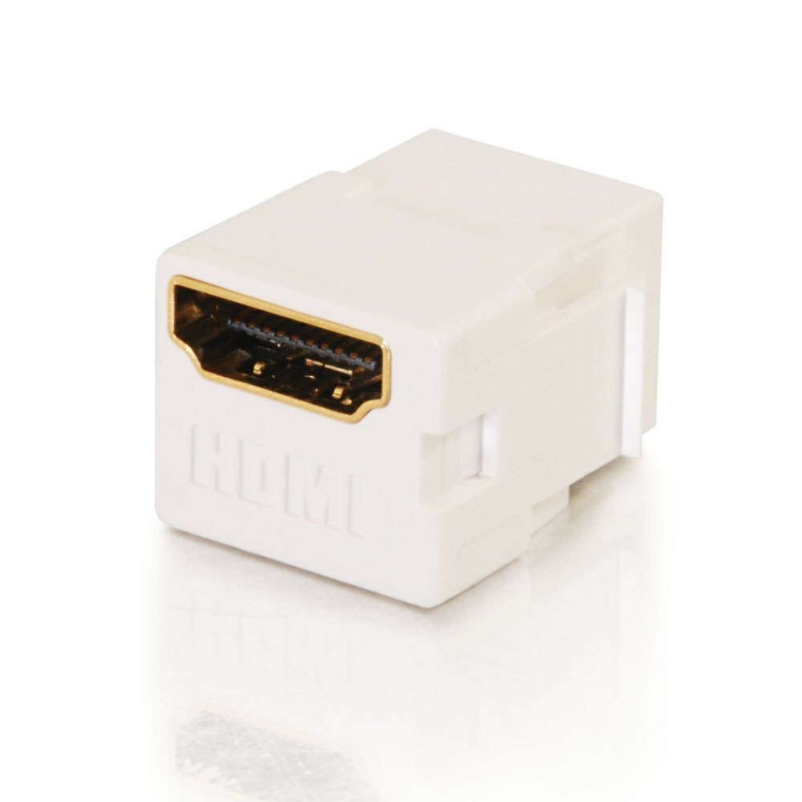 Cables to Go Snap-In Hdmi® F/F Keystone Insert Module (Taa Compliant) - White Wholesale