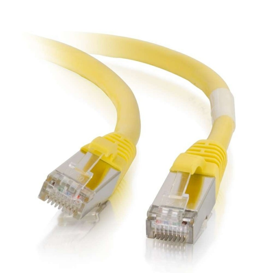 Cables to Go 9Ft (2.7M) Cat6 Snagless Shielded (Stp) Ethernet Network Patch Cable - Yellow Best