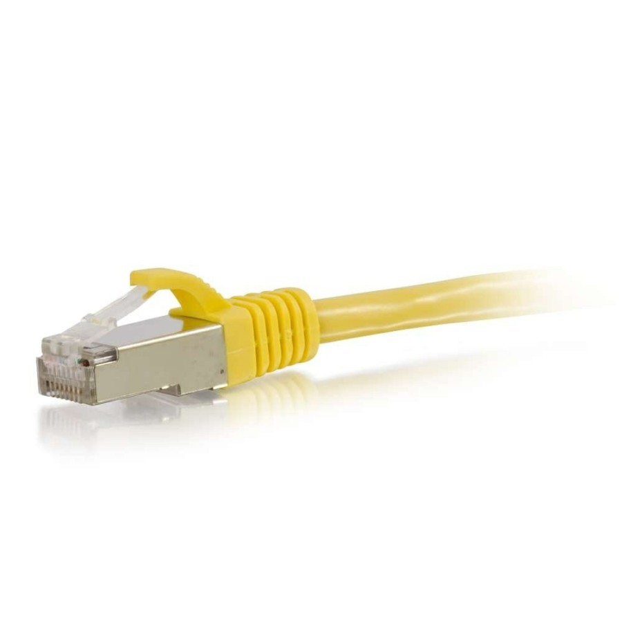 Cables to Go 9Ft (2.7M) Cat6 Snagless Shielded (Stp) Ethernet Network Patch Cable - Yellow Best