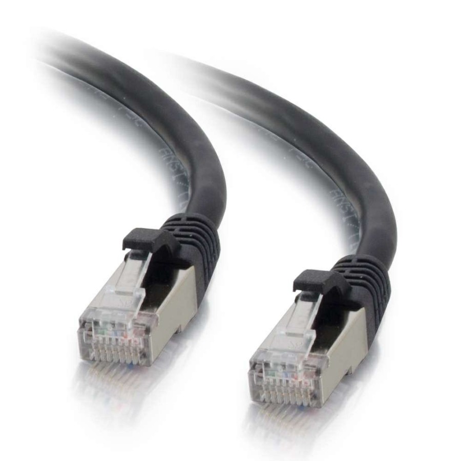 Cables to Go 8Ft (2.4M) Cat6 Snagless Shielded (Stp) Ethernet Network Patch Cable - Black Best