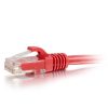 Cables to Go 1Ft (0.3M) Cat6A Snagless Unshielded (Utp) Ethernet Network Patch Cable - Red Hot