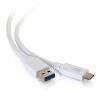 Cables to Go 6Ft (1.8M) Usb-C® To Usb-A Superspeed Usb 5Gbps Cable M/M - White Wholesale