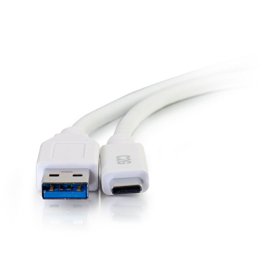 Cables to Go 6Ft (1.8M) Usb-C® To Usb-A Superspeed Usb 5Gbps Cable M/M - White Wholesale