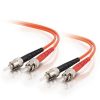 Cables to Go 65.6Ft (20M) St-St 62.5/125 Om1 Duplex Multimode Pvc Fiber Optic Cable - Orange Hot