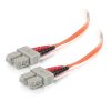 Cables to Go 13.1Ft (4M) Sc-Sc 50/125 Om2 Duplex Multimode Pvc Fiber Optic Cable - Orange Hot