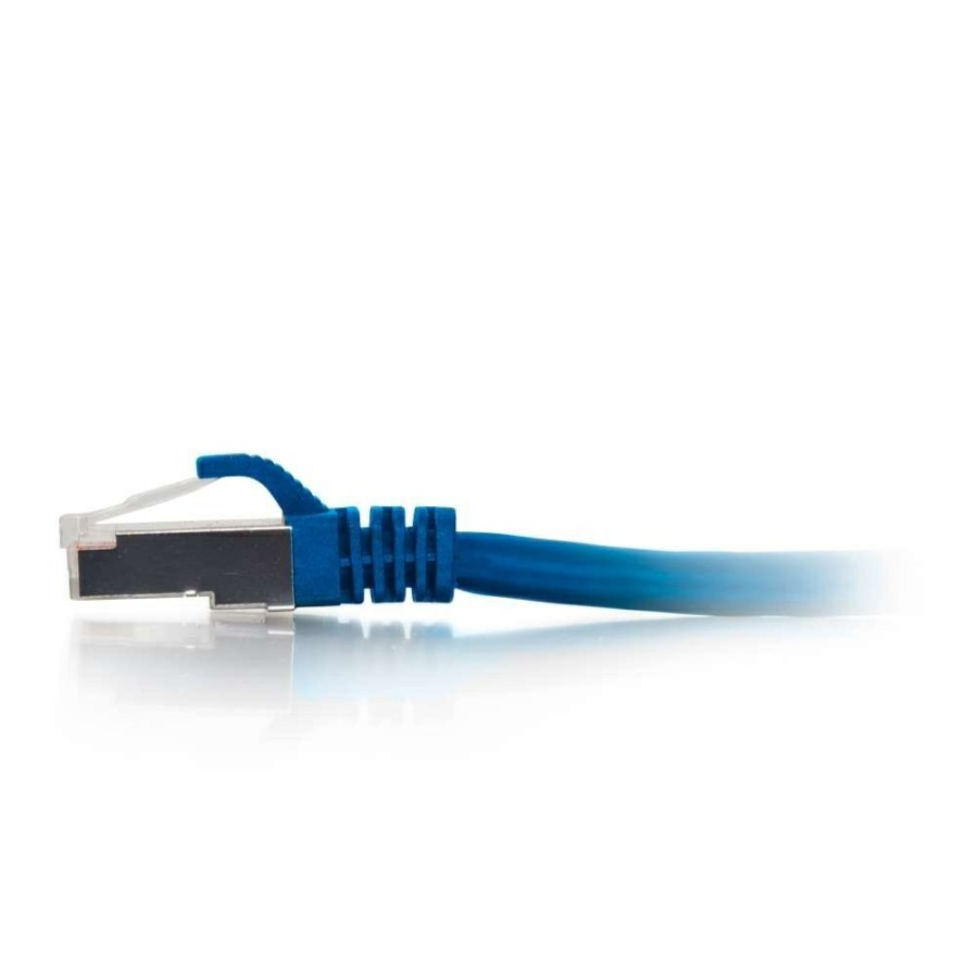 Cables to Go 4Ft (1.2M) Cat6 Snagless Shielded (Stp) Ethernet Network Patch Cable - Blue New