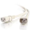 Cables to Go 8Ft (2.4M) 18Awg Power Cord (Iec320C14 To Iec320C13) - White Clearance