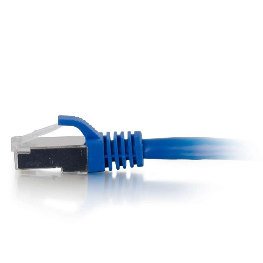 Cables to Go 35Ft (10.7M) Cat6A Snagless Shielded (Stp) Ethernet Network Patch Cable - Blue New