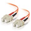 Cables to Go 3.3Ft (1M) Sc-Sc 62.5/125 Om1 Duplex Multimode Fiber Optic Cable (Taa Compliant) - Low Smoke Zero Halogen Lszh - Orange Online