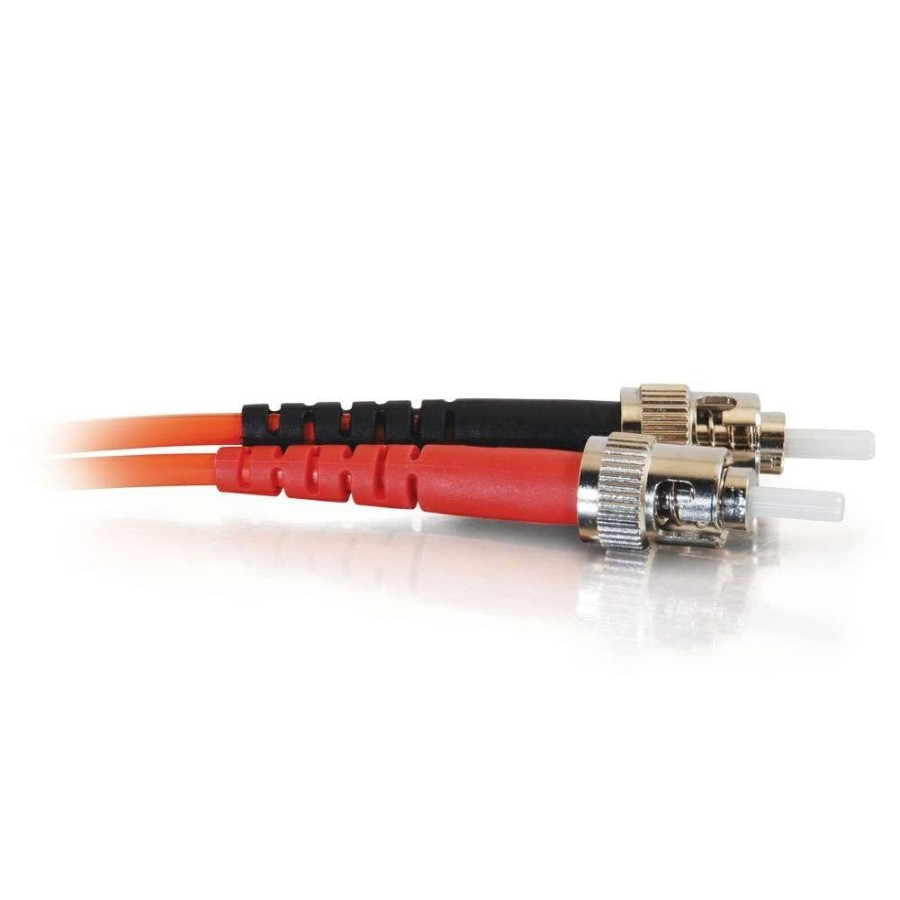 Cables to Go 6.6Ft (2M) St-St 62.5/125 Om1 Duplex Multimode Fiber Optic Cable (Taa Compliant) - Orange Wholesale