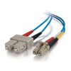 Cables to Go 6.6Ft (2M) Lc-Sc 50/125 Om2 Duplex Multimode Pvc Fiber Optic Cable (Taa Compliant) - Blue Wholesale