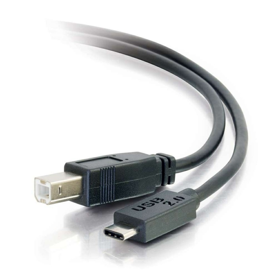 Cables to Go 10Ft (3M) Usb 2.0 Usb-C To Usb-B Cable M/M - Black Wholesale