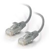 Cables to Go 1Ft (0.3M) Cat5E Snagless Unshielded (Utp) Slim Ethernet Network Patch Cable - Gray Hot