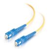 Cables to Go 6.6Ft (2M) Sc-Sc 9/125 Os2 Simplex Single-Mode Fiber Optic Cable (Taa Compliant) - Low Smoke Zero Halogen Lszh - Yellow Best