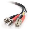 Cables to Go 3.3Ft (1M) Lc-St 62.5/125 Om1 Duplex Multimode Fiber Optic Cable (Taa Compliant) - Plenum Cmp-Rated - Black Wholesale