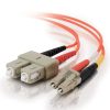 Cables to Go 6.6Ft (2M) Lc-Sc 62.5/125 Om1 Duplex Multimode Fiber Optic Cable (Taa Compliant) - Orange Wholesale