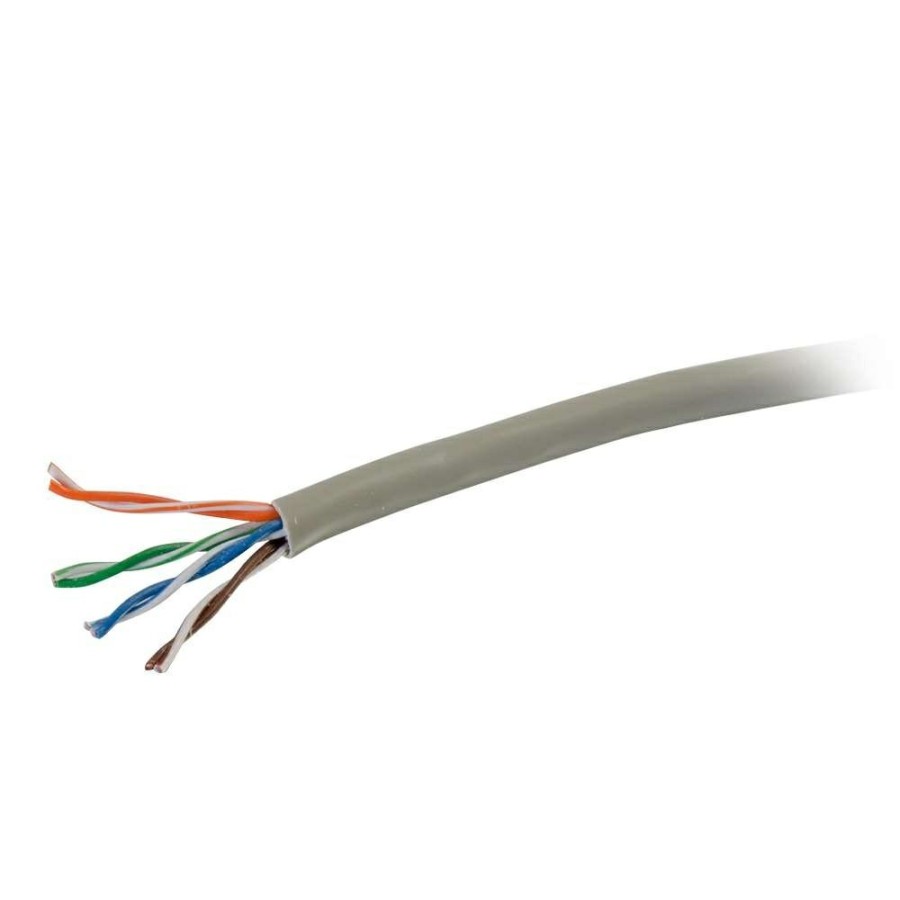 Cables to Go 1000Ft (304.8M) Cat6 Bulk Unshielded (Utp) Ethernet Network Cable With Stranded Conductors In-Wall Cm-Rated (Taa Compliant) - Gray Clearance