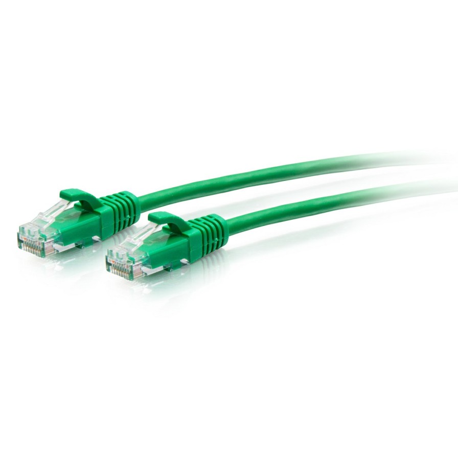 Cables to Go 10Ft (3M) Cat6A Snagless Unshielded (Utp) Slim Ethernet Network Patch Cable - Green Hot