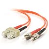 Cables to Go 3.3Ft (1M) Sc-St 62.5/125 Om1 Duplex Multimode Pvc Fiber Optic Cable - Orange Online