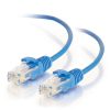 Cables to Go 2.5Ft (0.76M) Cat6 Snagless Unshielded (Utp) Slim Ethernet Network Patch Cable - Blue New