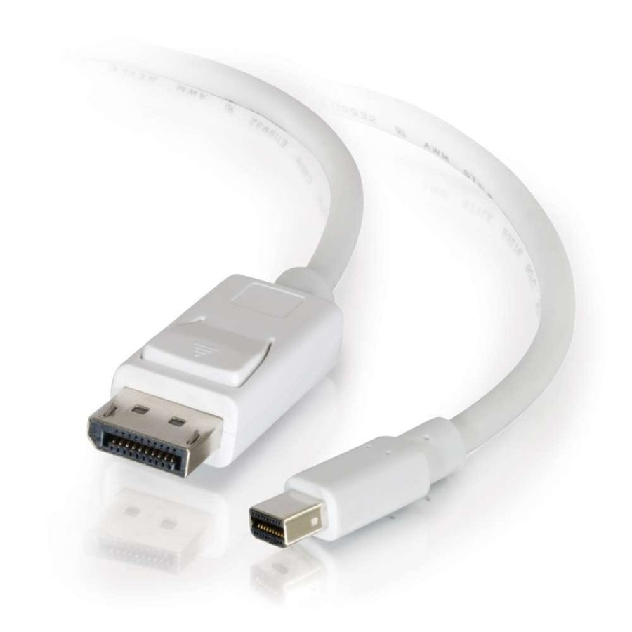 Cables to Go 10Ft (3M) Mini Displayport To Displayport Adapter Cable 4K 30Hz - White Online