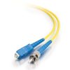 Cables to Go 29.5Ft (9M) Sc-St 9/125 Os2 Simplex Single-Mode Fiber Optic Cable (Taa Compliant) - Plenum Cmp-Rated - Yellow Hot