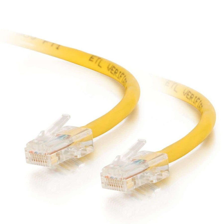 Cables to Go 10Ft (3M) Cat5E Non-Booted Unshielded (Utp) Network Crossover Patch Cable - Yellow Wholesale