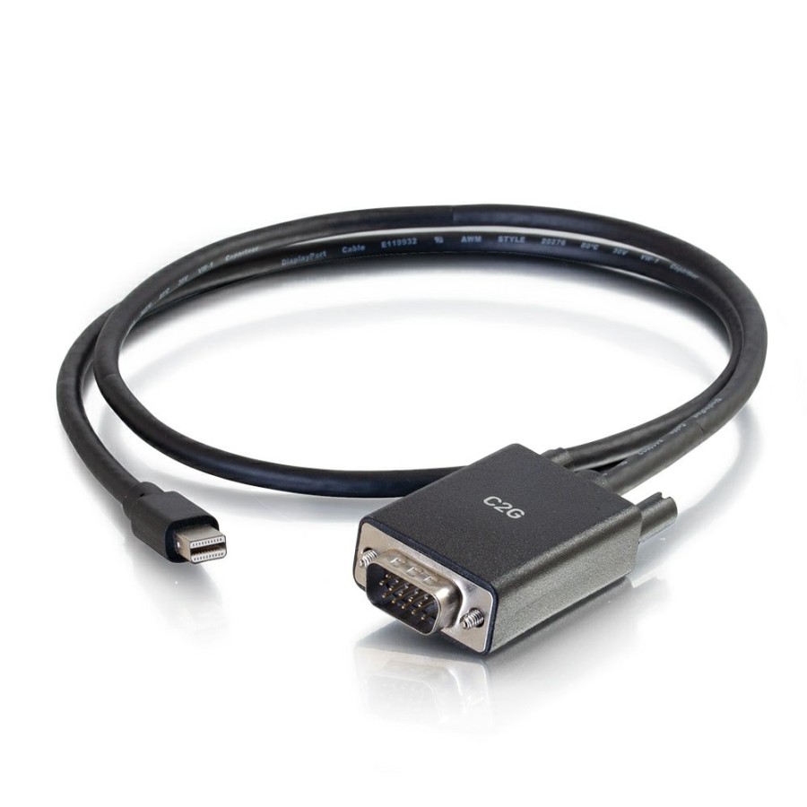 Cables to Go 10Ft (3M) Mini Displayport Male To Vga Male Active Adapter Cable - Black Wholesale