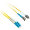 Cables to Go 13.1Ft (4M) Lc-St 9/125 Os2 Duplex Single-Mode Fiber Optic Cable (Taa Compliant) - Plenum Cmp-Rated - Yellow Hot