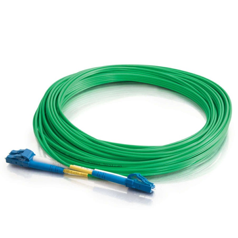 Cables to Go 9.8Ft (3M) Lc-Lc 9/125 Os2 Duplex Single-Mode Pvc Fiber Optic Cable - Green Best