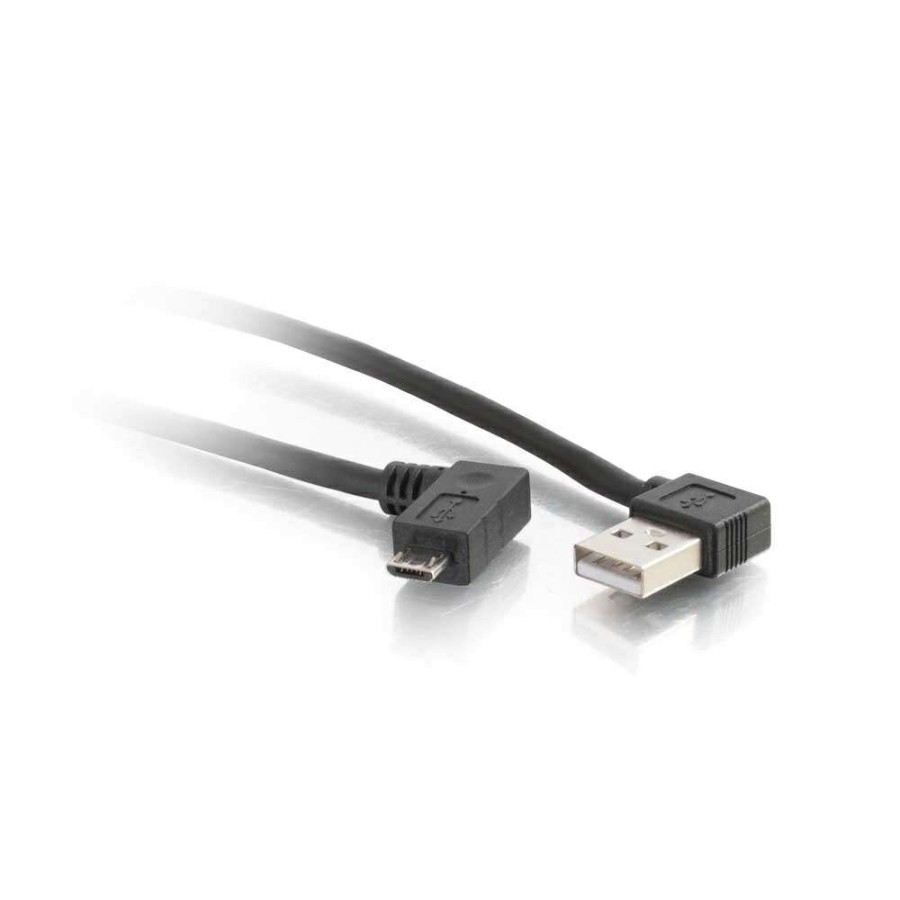 Cables to Go 16.4Ft (5M) Usb 2.0 A Right Angle Male To Micro-Usb B Right Angle Male Cable Best