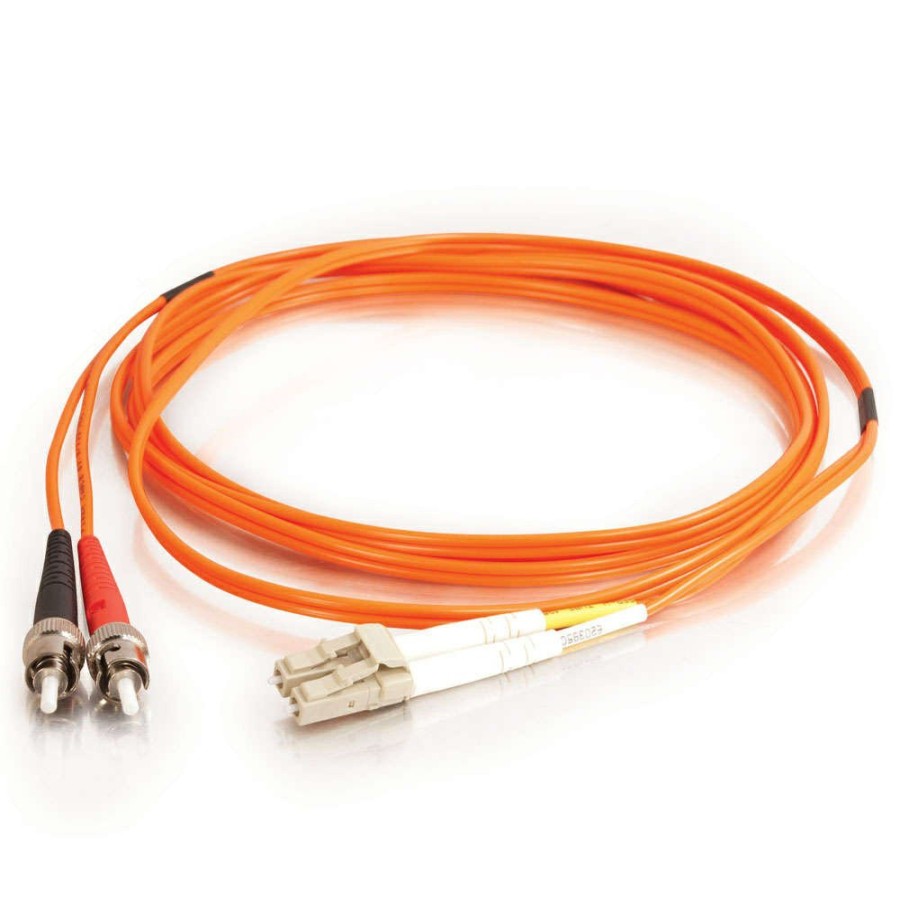 Cables to Go 49.2Ft (15M) Lc-St 62.5/125 Om1 Duplex Multimode Fiber Optic Cable (Taa Compliant) - Low Smoke Zero Halogen Lszh - Orange Online