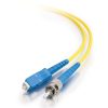 Cables to Go 9.8Ft (3M) Sc-St 9/125 Os2 Simplex Single-Mode Fiber Optic Cable (Taa Compliant) - Plenum Cmp-Rated - Yellow Clearance