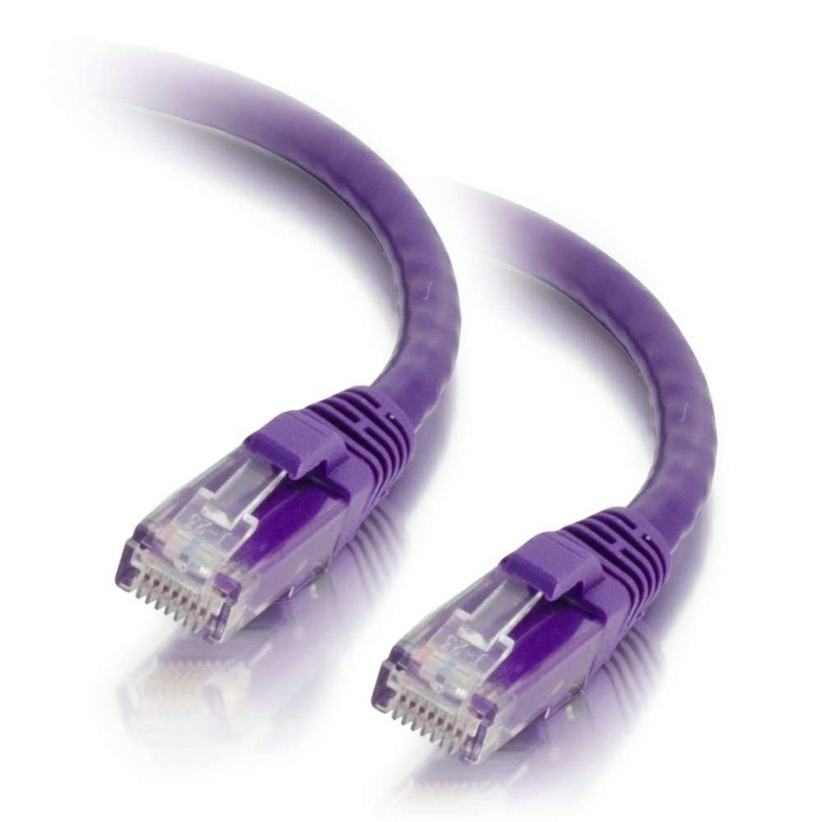 Cables to Go 35Ft (10.7M) Cat5E Snagless Unshielded (Utp) Ethernet Network Patch Cable - Purple Clearance