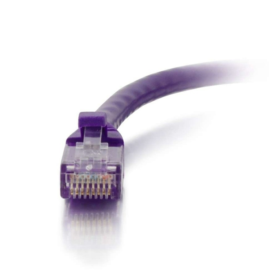 Cables to Go 35Ft (10.7M) Cat5E Snagless Unshielded (Utp) Ethernet Network Patch Cable - Purple Clearance