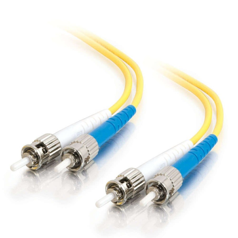 Cables to Go 98.4Ft (30M) St-St 9/125 Os2 Duplex Single-Mode Fiber Optic Cable - Low Smoke Zero Halogen Lszh - Yellow Online