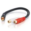 Cables to Go 0.5Ft (0.15M) Value Series One Rca Mono Male To Two Rca Stereo Female Y-Cable Best