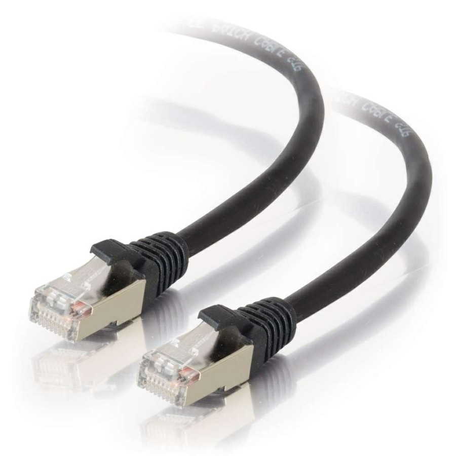 Cables to Go 150Ft (45.7M) Cat5E Snagless Shielded (Stp) Ethernet Network Patch Cable - Black New