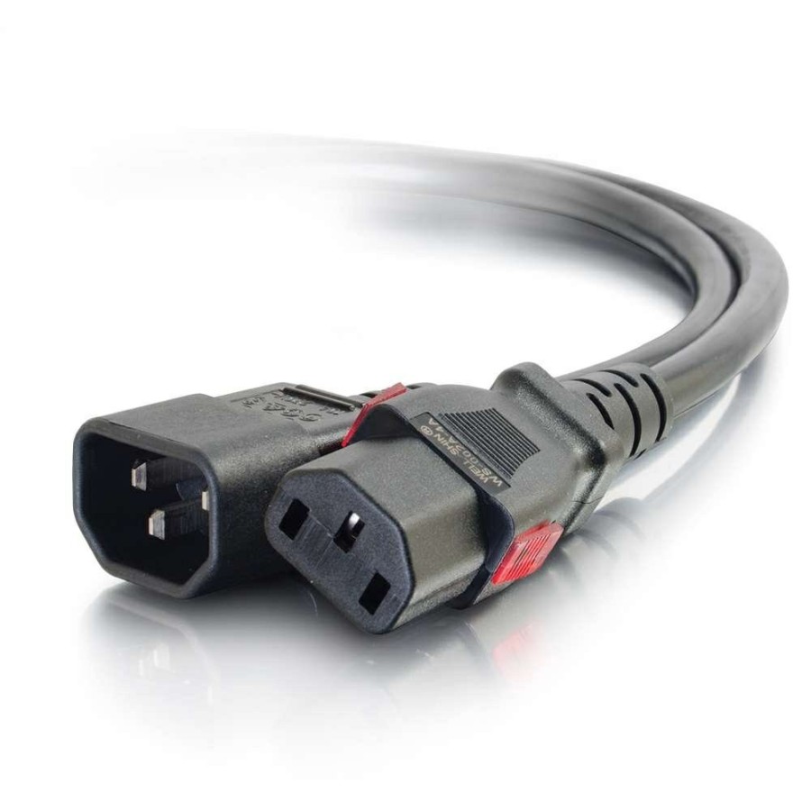 Cables to Go 2Ft (0.6M) Locking C14 To C13 10A 250V Power Cord (Taa Compliant) - Black Clearance