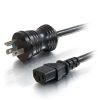 Cables to Go 6Ft (1.8M) 18 Awg Hospital Grade Power Cord (Nema 5-15P To Iec320C13) (Taa Compliant) - Black Online